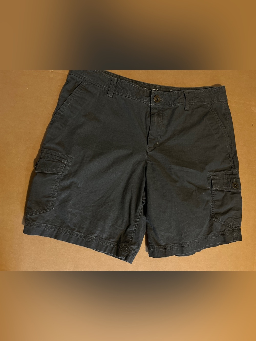 Eddie Bauer Black Cargo Shorts